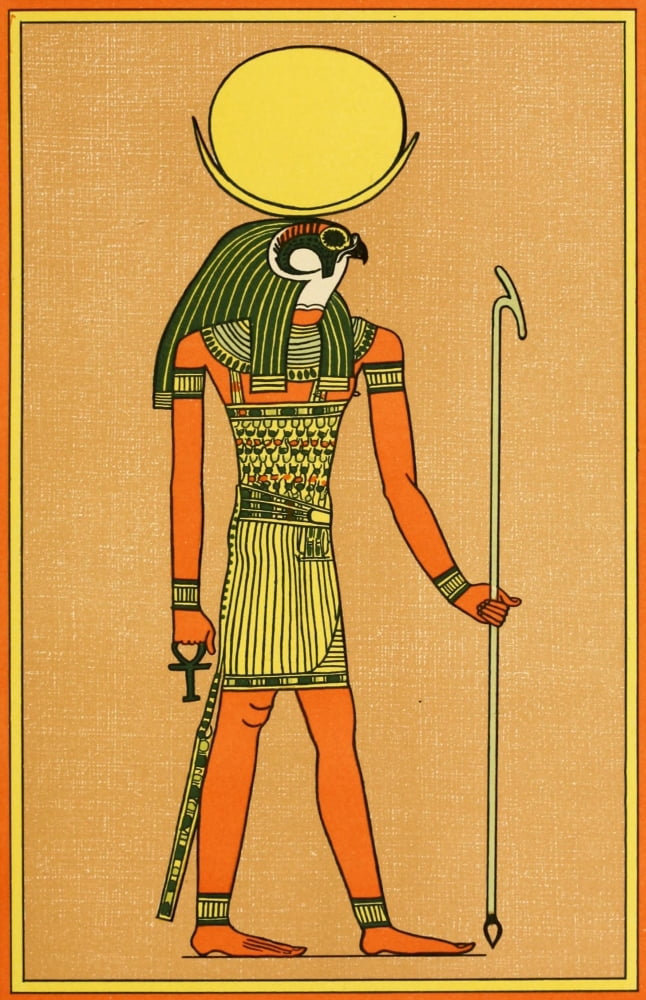 The Gods of the Egyptians 1904 Khensu in Thebes Nefer-Hetep Canvas Art - Unknown (18 x 24)