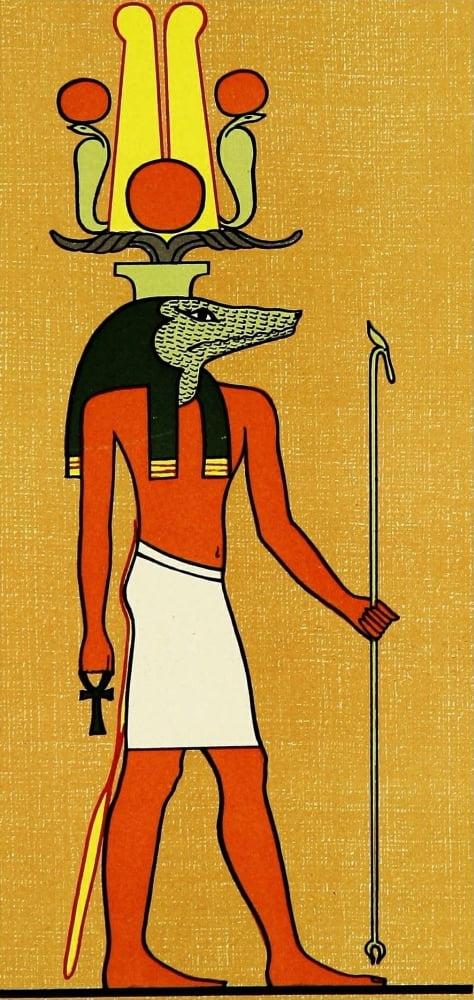 The Gods of the Egyptians 1904 Sebek-Ra Canvas Art - Unknown (24 x 36)