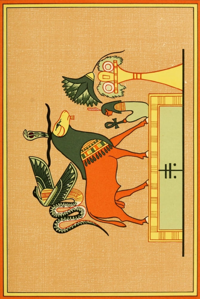 The Gods of the Egyptians 1904 The god Ba-Neb-Tatau the ram god of Mendes Canvas Art - Unknown (24 x 36)