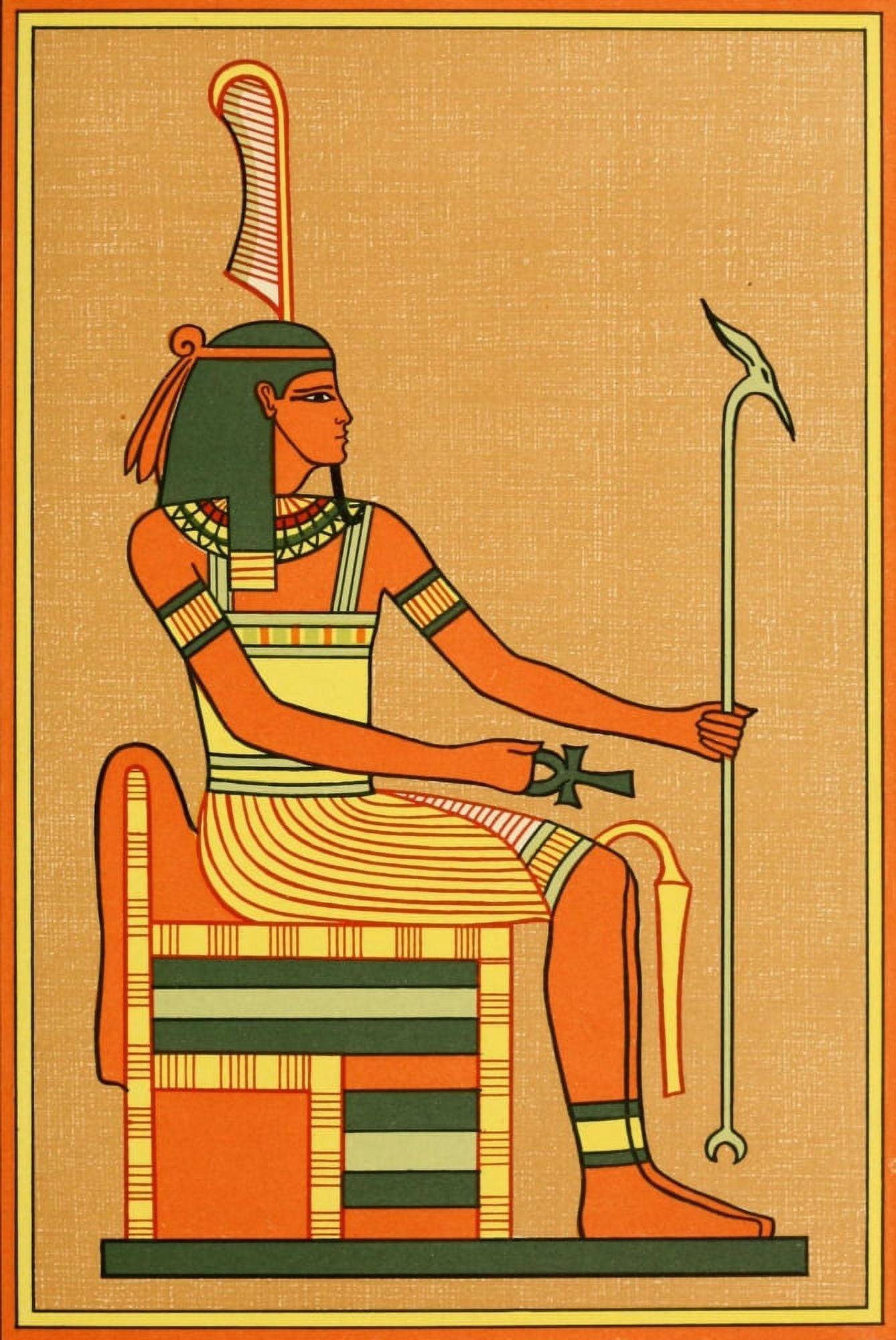 The Gods of the Egyptians 1904 The god Shu Canvas Art - Unknown (24 x 36)