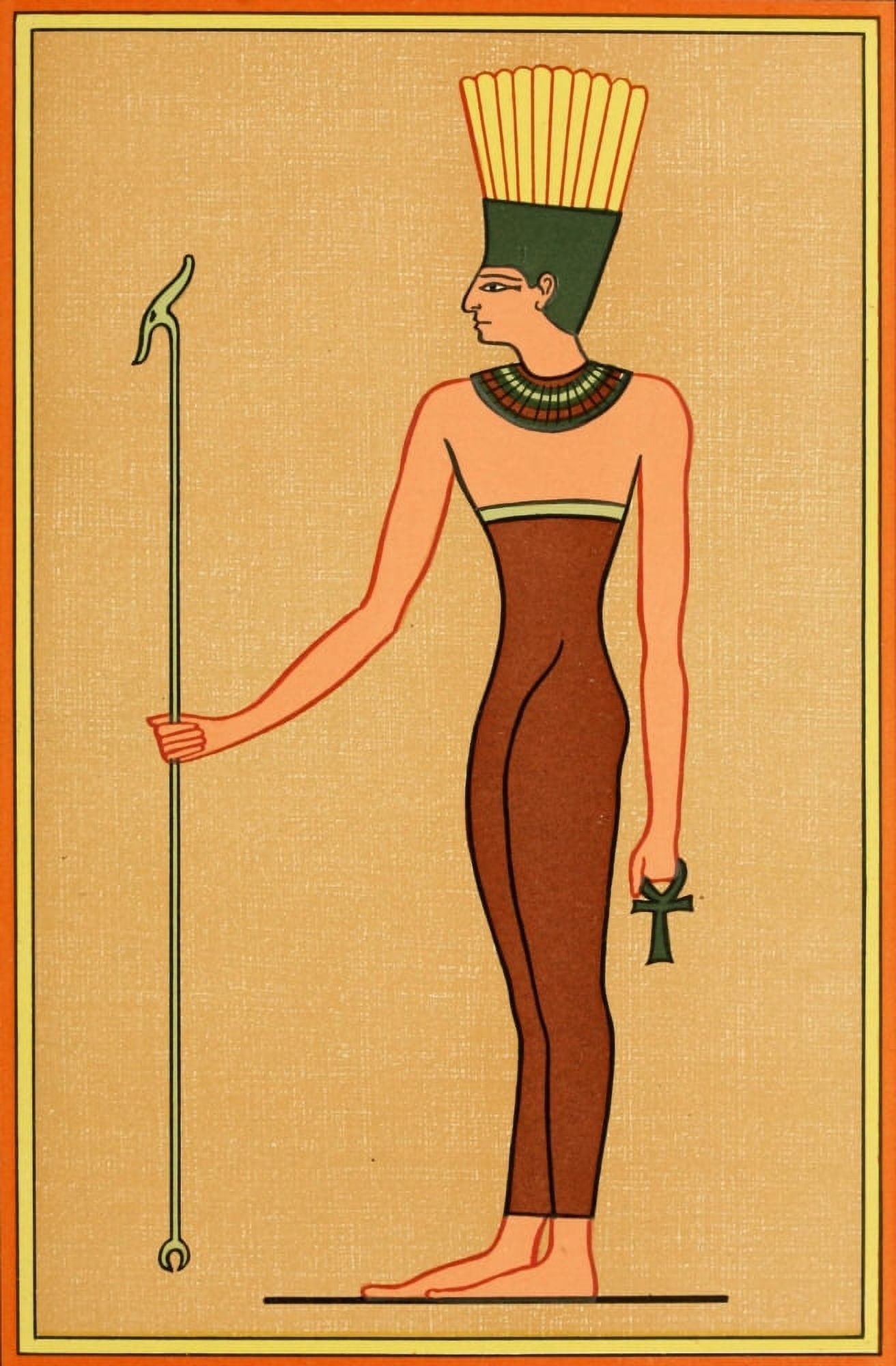 The Gods of the Egyptians 1904 The goddess Anqet Canvas Art - Unknown (18 x 24)