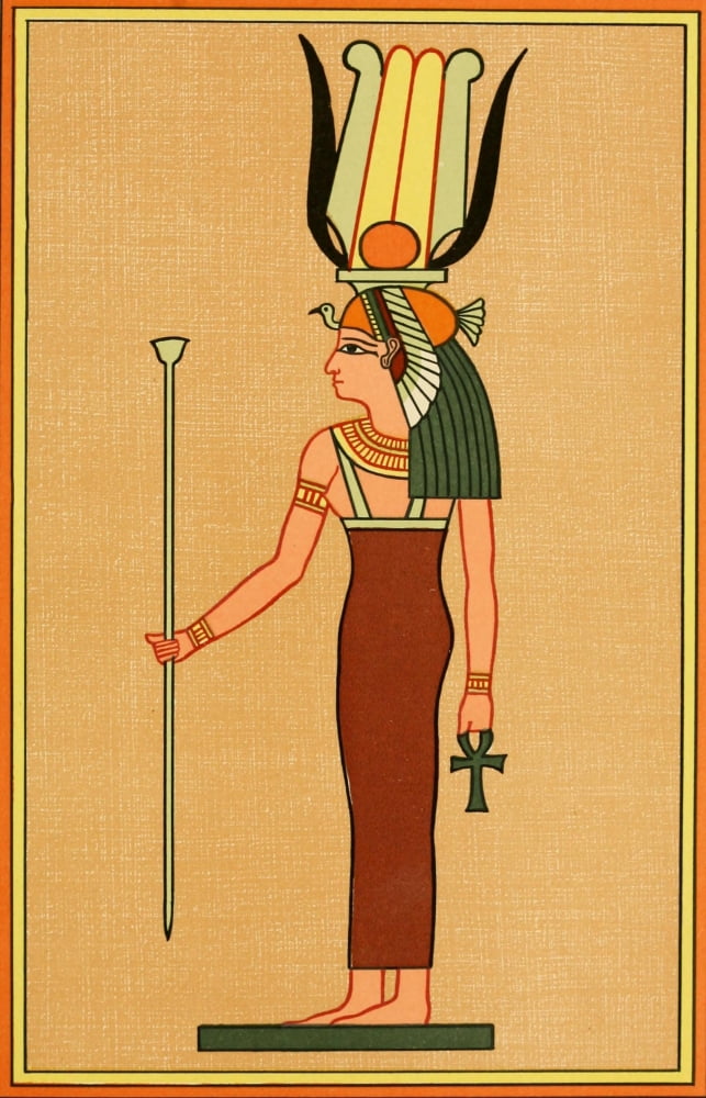 The Gods of the Egyptians 1904 The goddess Isis-Sept Canvas Art - Unknown (24 x 36)