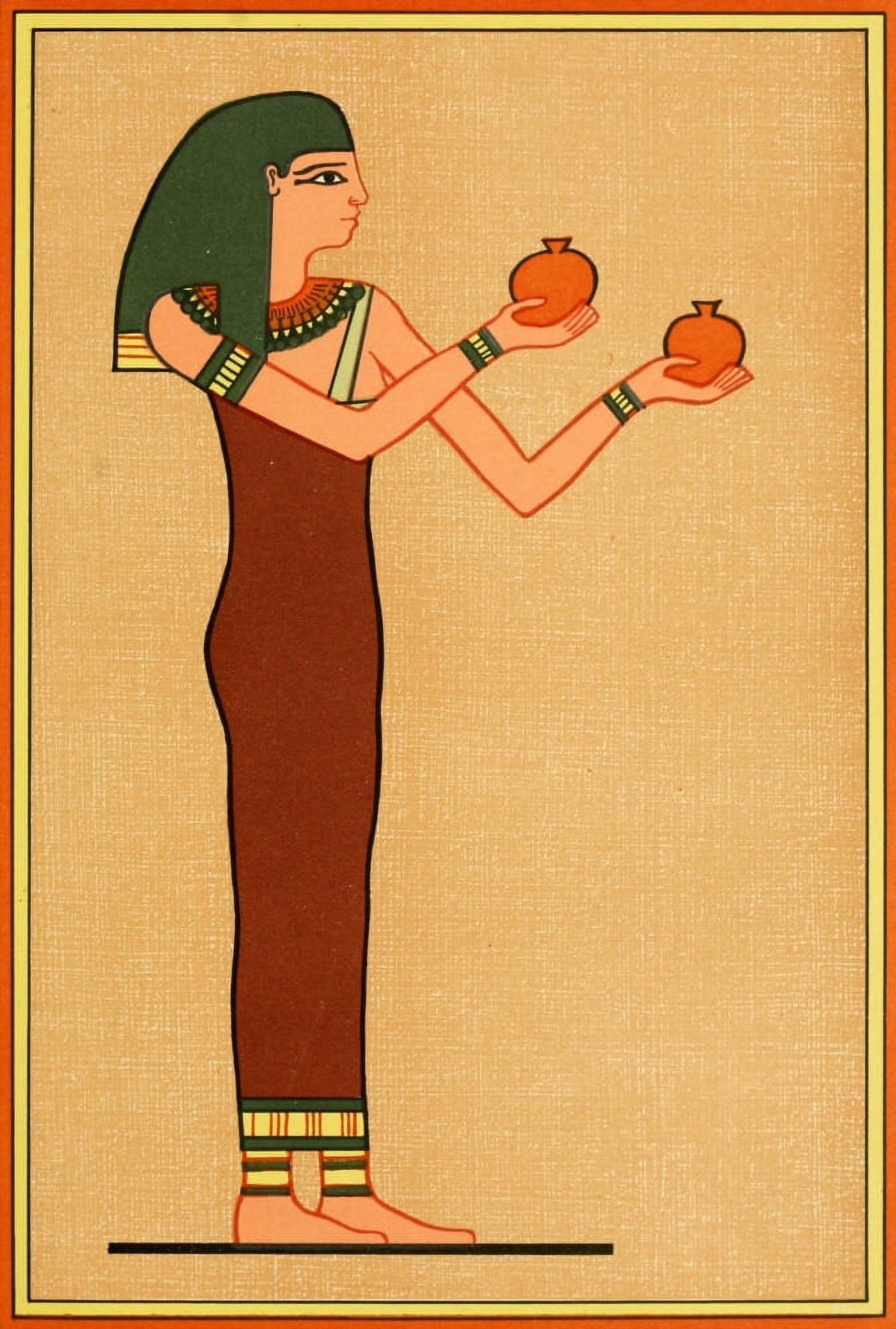 The Gods of the Egyptians 1904 The goddess Menqet Canvas Art - Unknown (24 x 36)