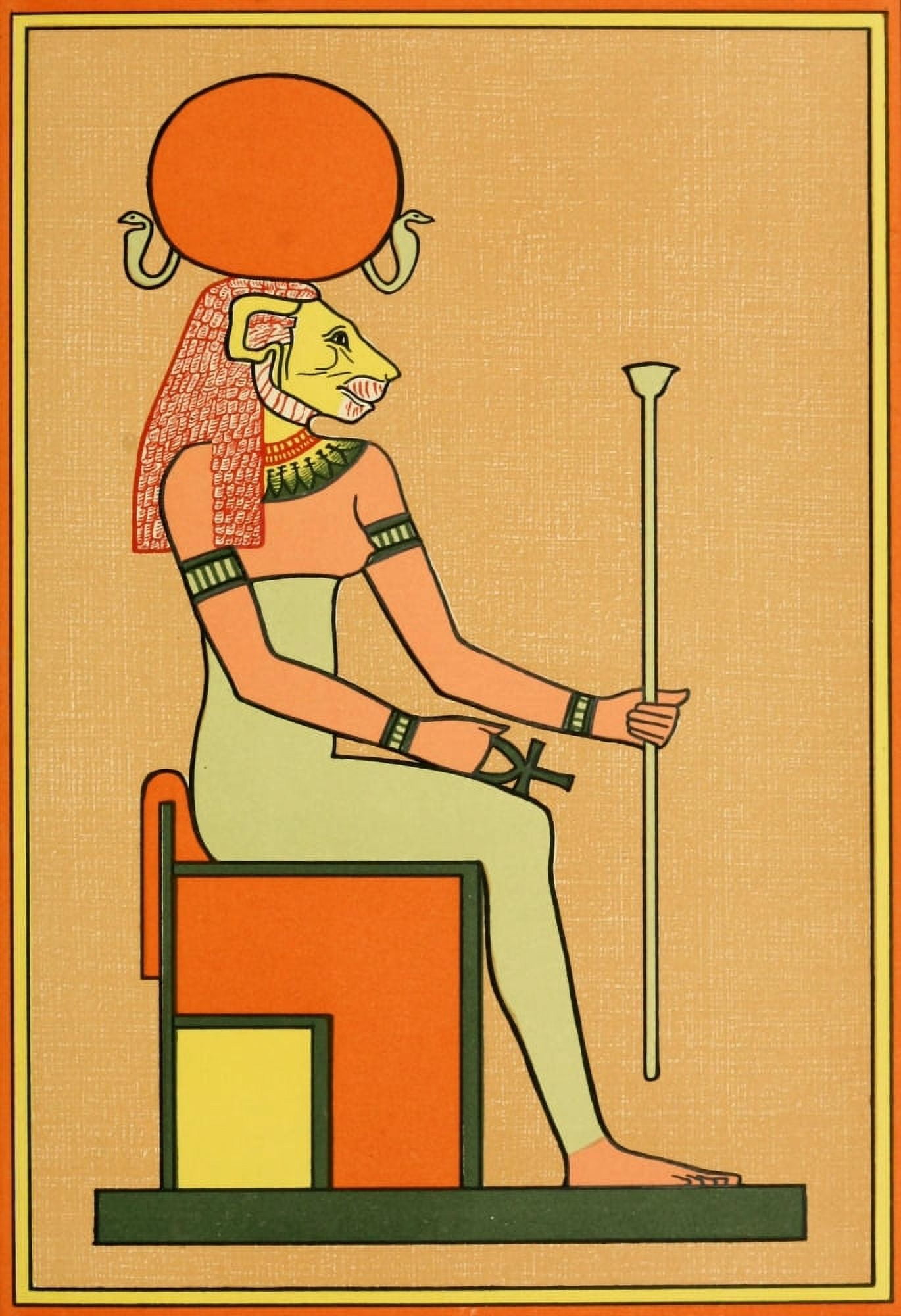 The Gods of the Egyptians 1904 The goddess Tefnut Canvas Art - Unknown (18 x 24)