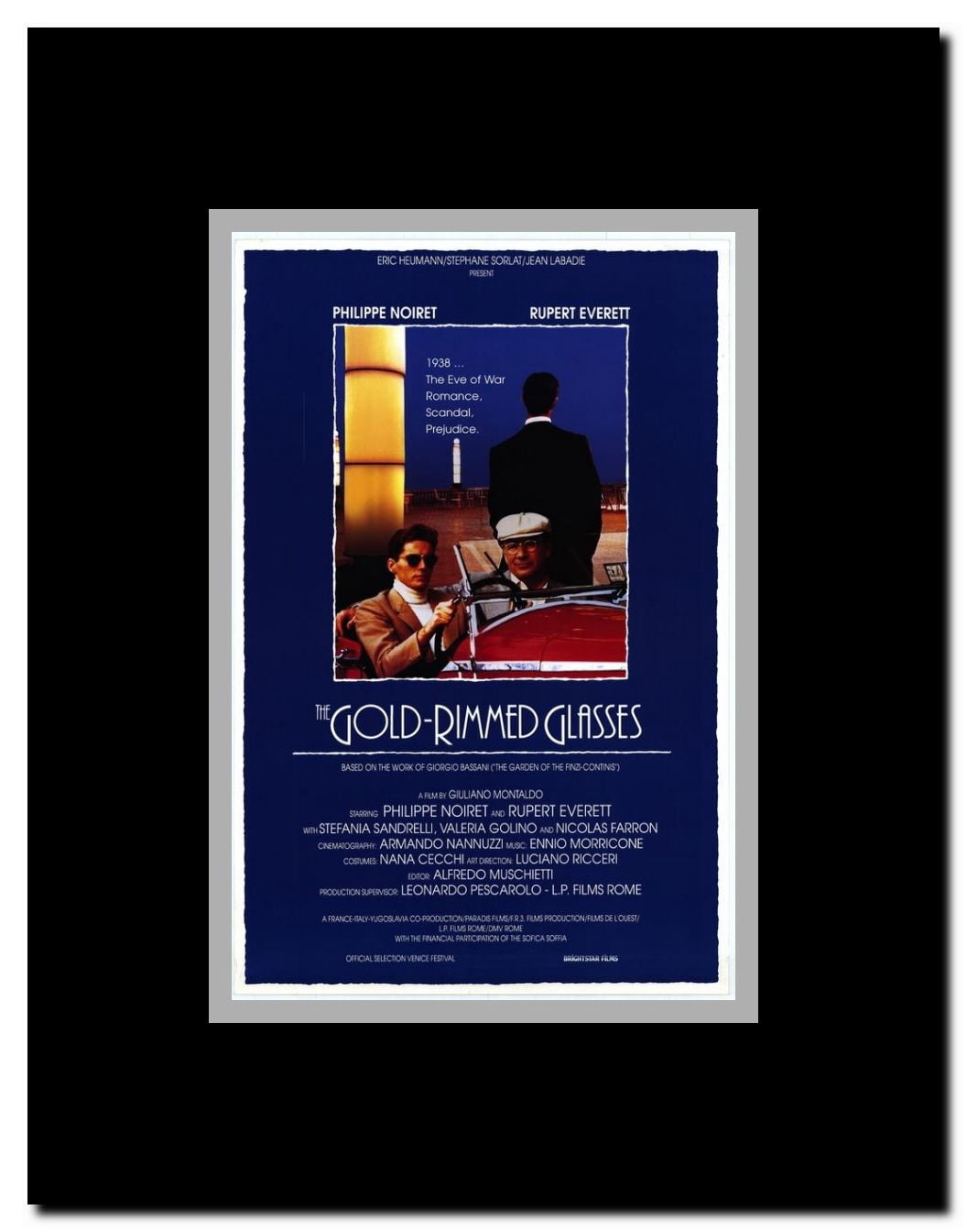 The Gold-Rimmed Glasses Framed Movie Poster