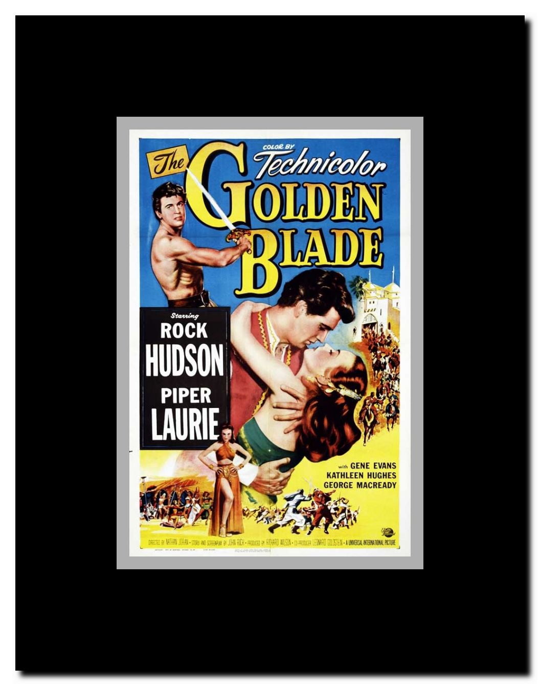 The Golden Blade Framed Movie Poster