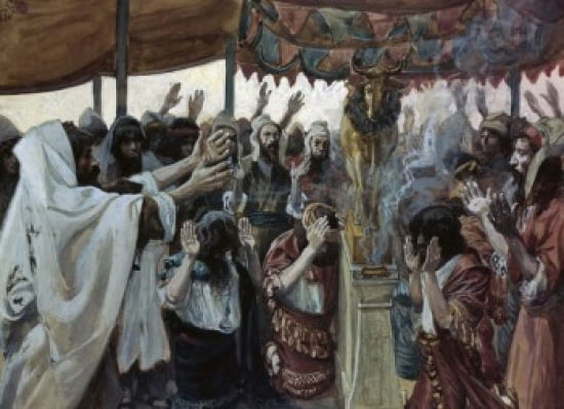 The Golden Calf James Tissot (1836-1902French) Jewish Museum New York Canvas Art - James Tissot (18 x 24)