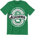 thumbnail image 1 of The Golden City California Republic Walking Grizzly Bear Men's Gift T-Shirt, 1 of 4