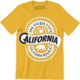 thumbnail image 1 of The Golden City California Republic Walking Grizzly Bear Men's Gift T-Shirt, 1 of 4