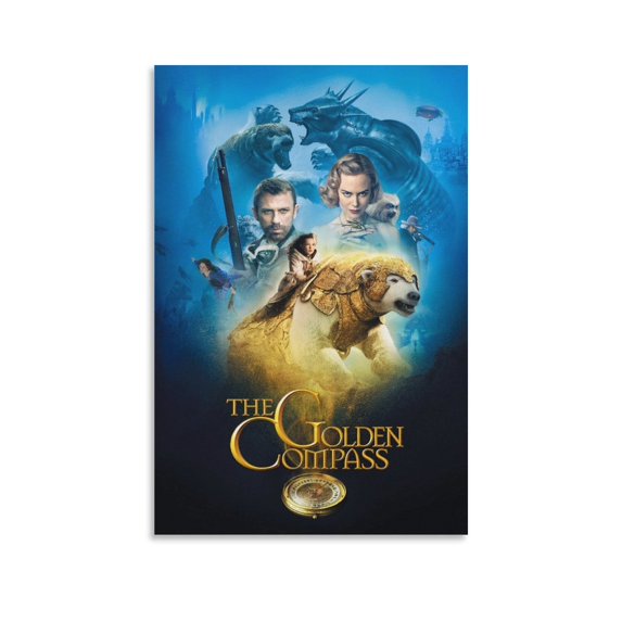 The Golden Compass Movie Poster Art Poster Canvas Painting Decor Wall Print Photo Gifts Home Modern Decorative Posters 12x18inch(30x45cm)