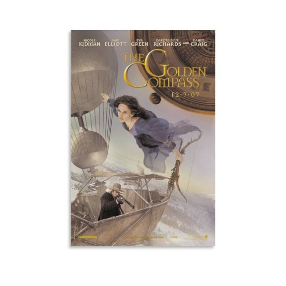 The Golden Compass Movie Poster Wall Art Poster Scroll Canvas Painting Picture Living Room Decor Home 24x36inch(60x90cm)