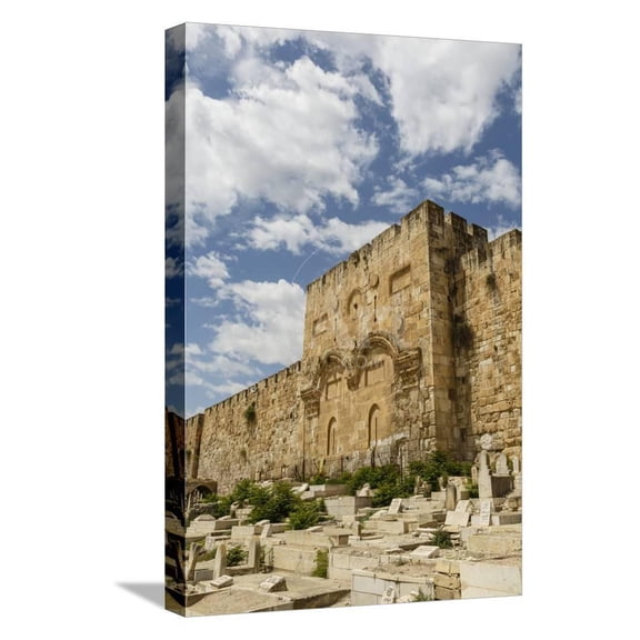 The Golden Gate on the Eastern Wall of the Temple Mount, Scenic Stretched Canvas Wall Art by Yadid Levy Sold by Art.Com