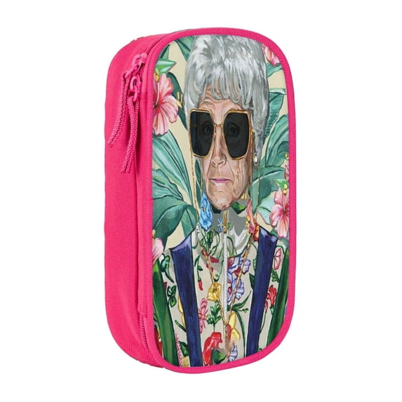 The Golden Gi-rls Big Capacity Pencil Case, Aesthetic Pen Pouch Storage Bag Supplies Organizer, Cute Pencil Bag with Multiple Compartments Pen Cases