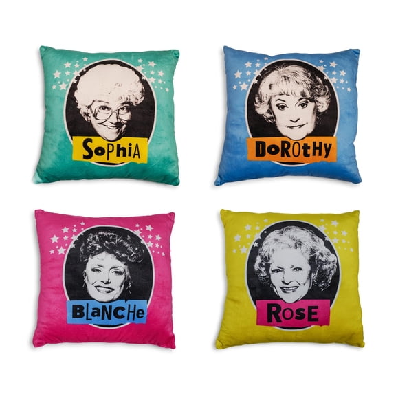 The Golden Girls 14-Inch Character Throw Pillows | Set of 4