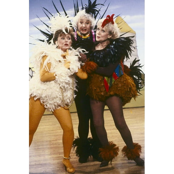The Golden Girls 24x36 Poster Beatrice Rue & Betty in funny outfits!