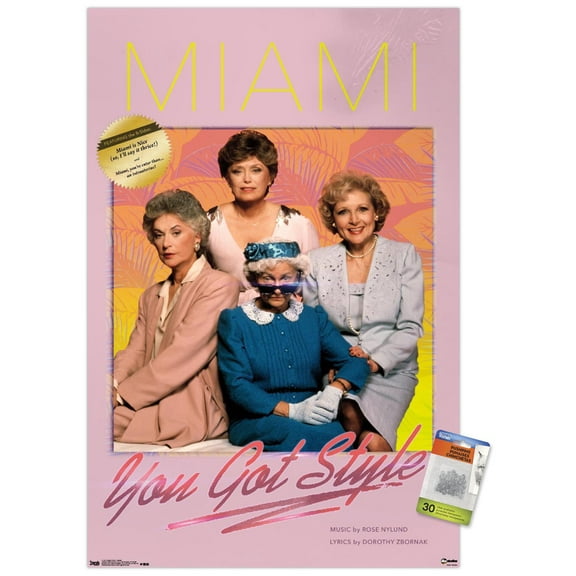 The Golden Girls - Album Wall Poster with Push Pins, 22.375" x 34"