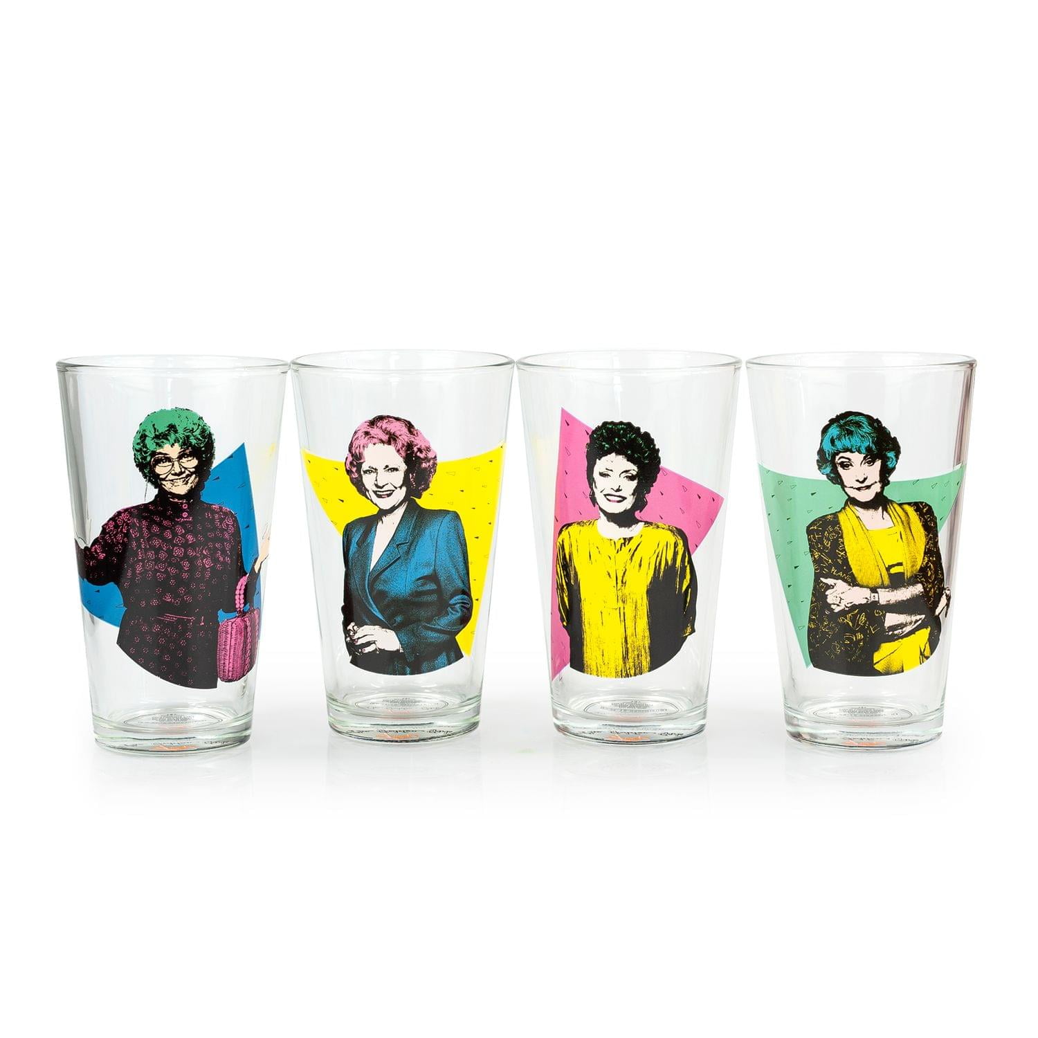 Justfunky 16oz The Golden store Girls glass set mip