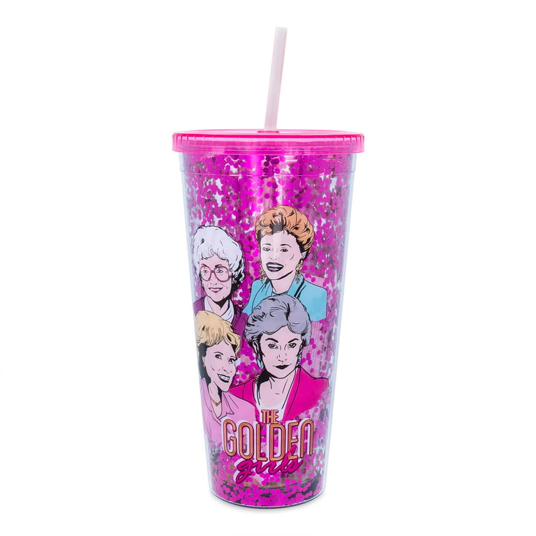 The Golden Girls Carnival Cup with Lid and Straw