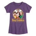 thumbnail image 1 of The Golden Girls - Girls' Fitted Short Sleeve Graphic T-Shirt, 1 of 5