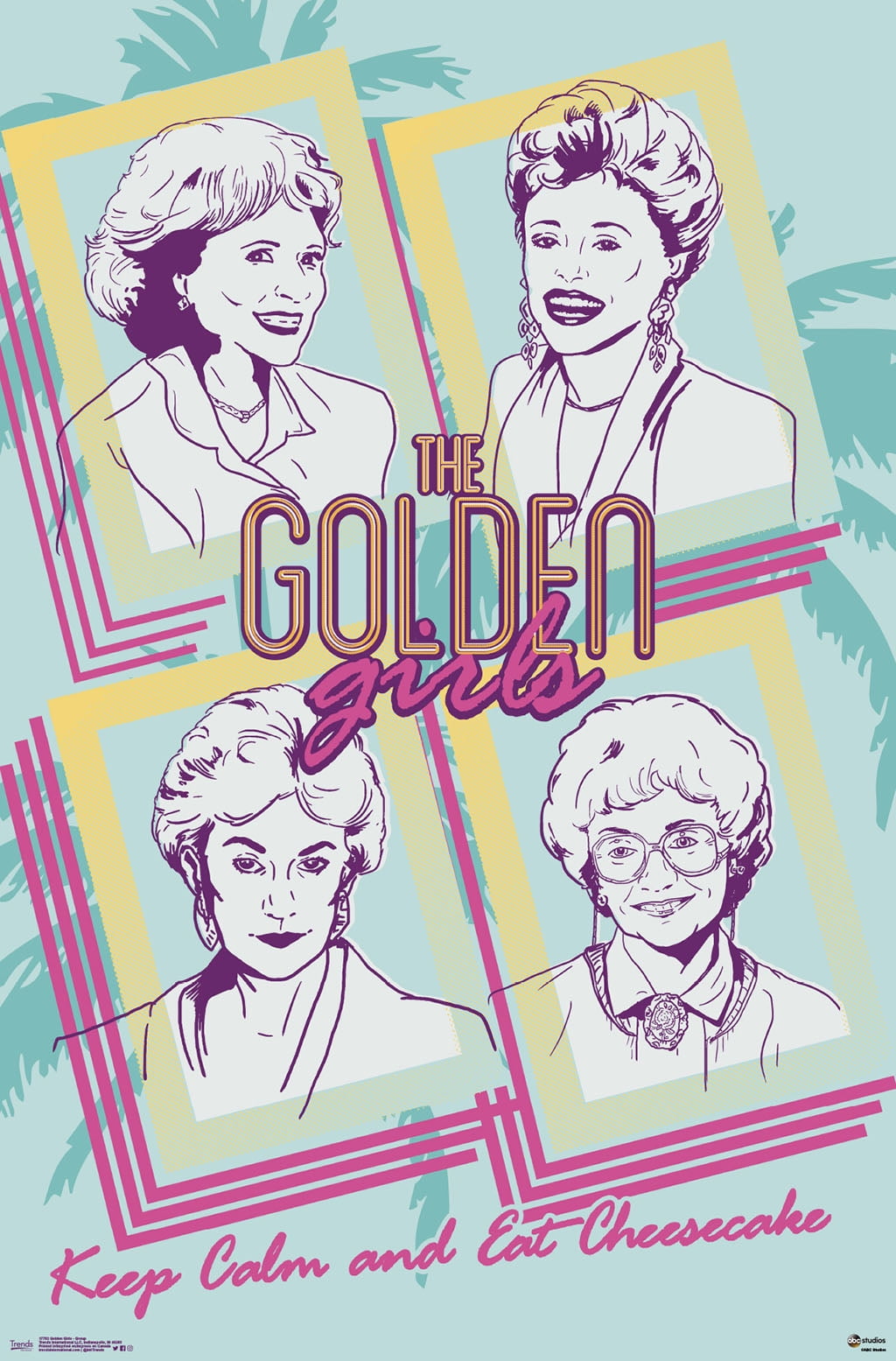 The Golden Girls - Group Wall Poster, 22.375