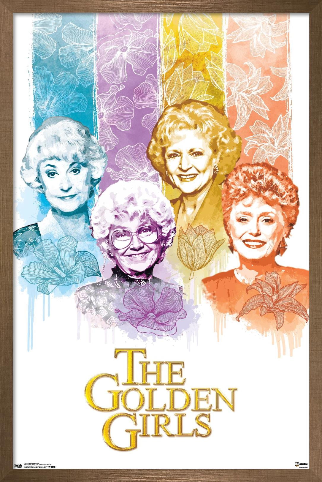 The Golden Girls - Older Wall Poster, 14.725" x 22.375", Framed