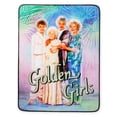 thumbnail image 1 of The Golden Girls Raschel Fleece Throw Fleece Blanket | 45 x 60 Inches, 1 of 8