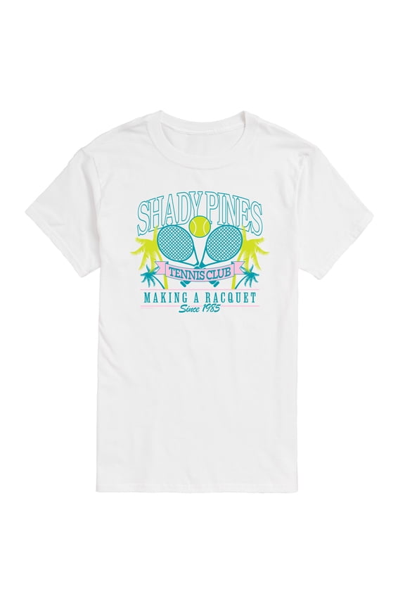 - Shady Pines Tennis - Men's Short Sleeve Graphic T-Shirt