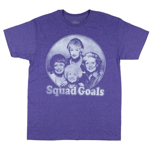 The Golden Girls T-Shirt Men's Monochromatic Squad Goals Design Adult Tee