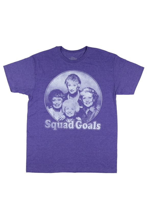The Golden Girls T-Shirt Men's Monochromatic Squad Goals Design Adult Tee