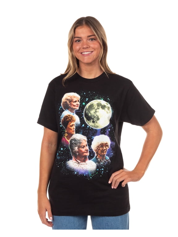 The Golden Girls Women's Four Golden Girls Moon T-Shirt