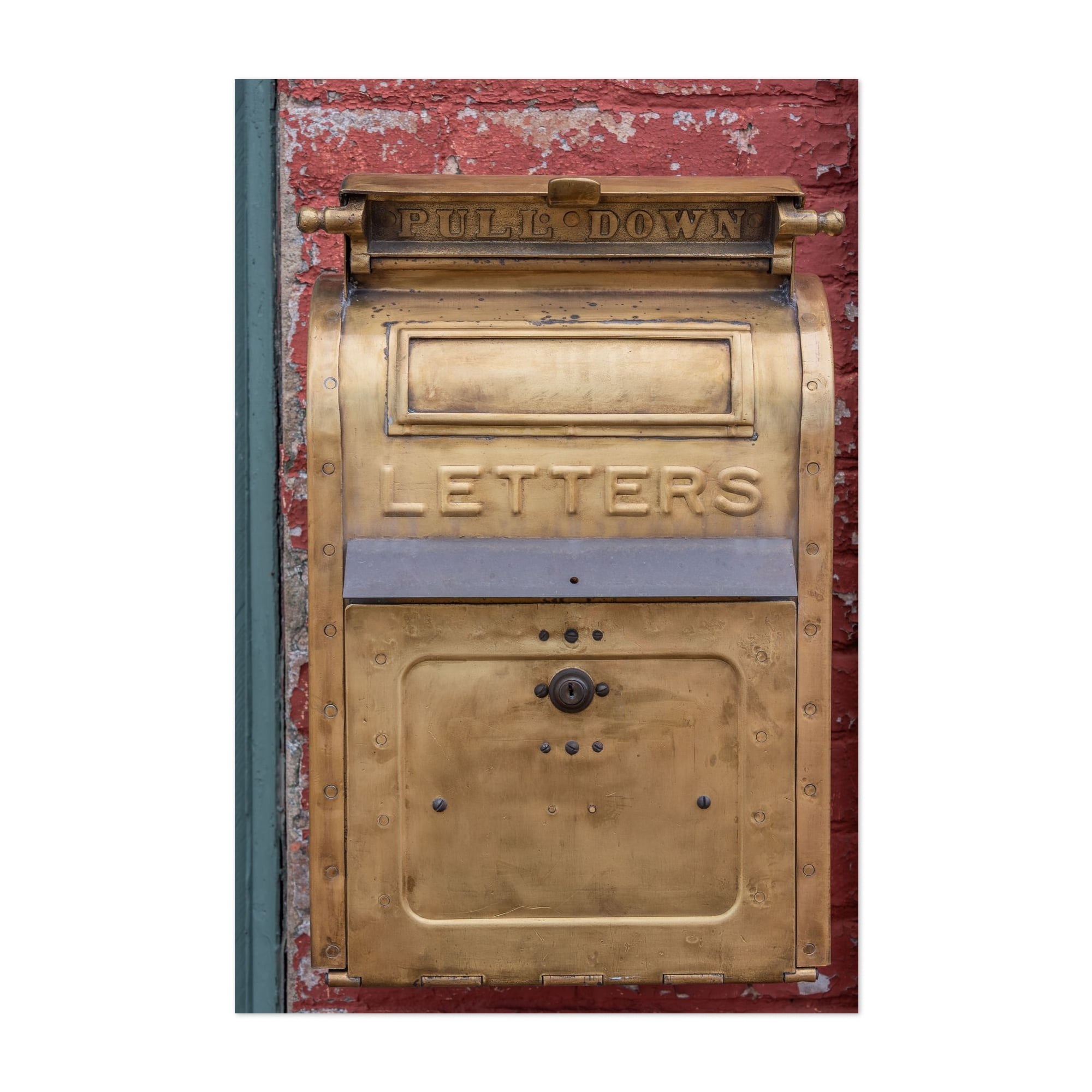 The Golden Mailbox - Sunbury Pennsylvania Photography Vintage ...