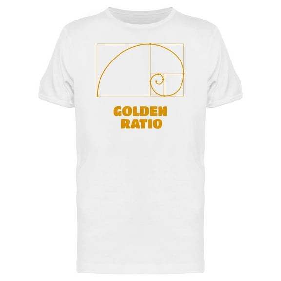 The Golden Ratio Icon T-Shirt Men -Image by Shutterstock, Male Large