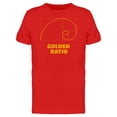 thumbnail image 1 of The Golden Ratio Icon Tee Men's -Image by Shutterstock, 1 of 2