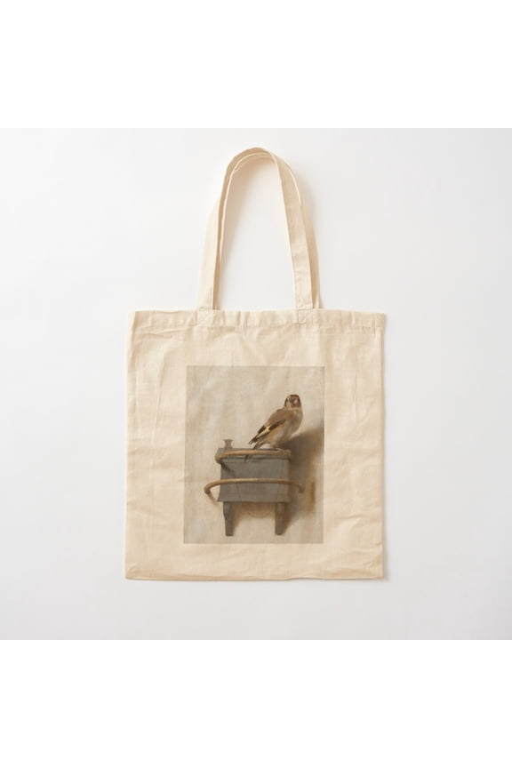 The Goldfinch By Carel Fabritius Canvas Tote Bags, Reusable Shopping Bag
