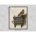 thumbnail image 1 of The Goldfinch, Vintage, Antique Wall Deco, Home Decor #2096, 8x12 UNFRAMED, 1 of 3