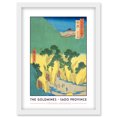 thumbnail image 1 of The Goldmines Sado Province Utagawa Hiroshige Japanese Woodblock Classic Collection Artwork Framed Wall Art Print A4, 1 of 4
