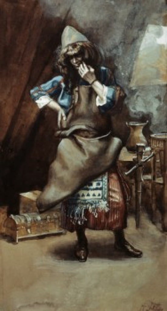 The Goldsmith James Tissot (1836-1902 French) Jewish Museum New York City Canvas Art - James Tissot (18 x 24)
