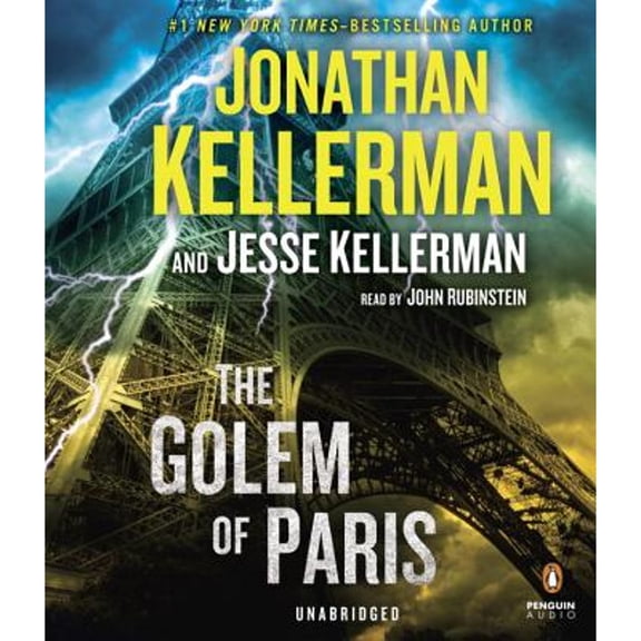 Pre-Owned The Golem of Paris (Audiobook) by Jonathan Kellerman, Jesse Kellerman, John Rubinstein