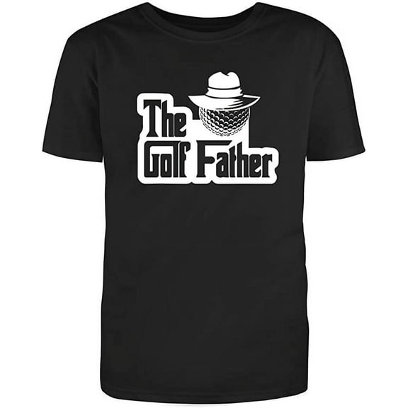 The Golf Father Funny Unisex Black T Shirt