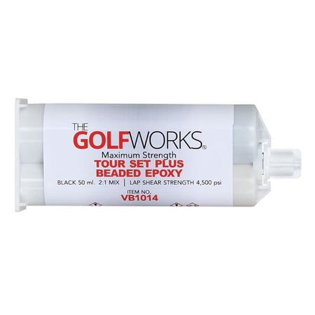 The GolfWorks Max Strength Tour Strength Plus, Beaded Golf Epoxy, 50 ml