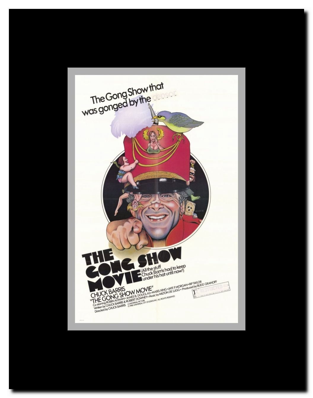 The Gong Show Movie Framed Movie Poster