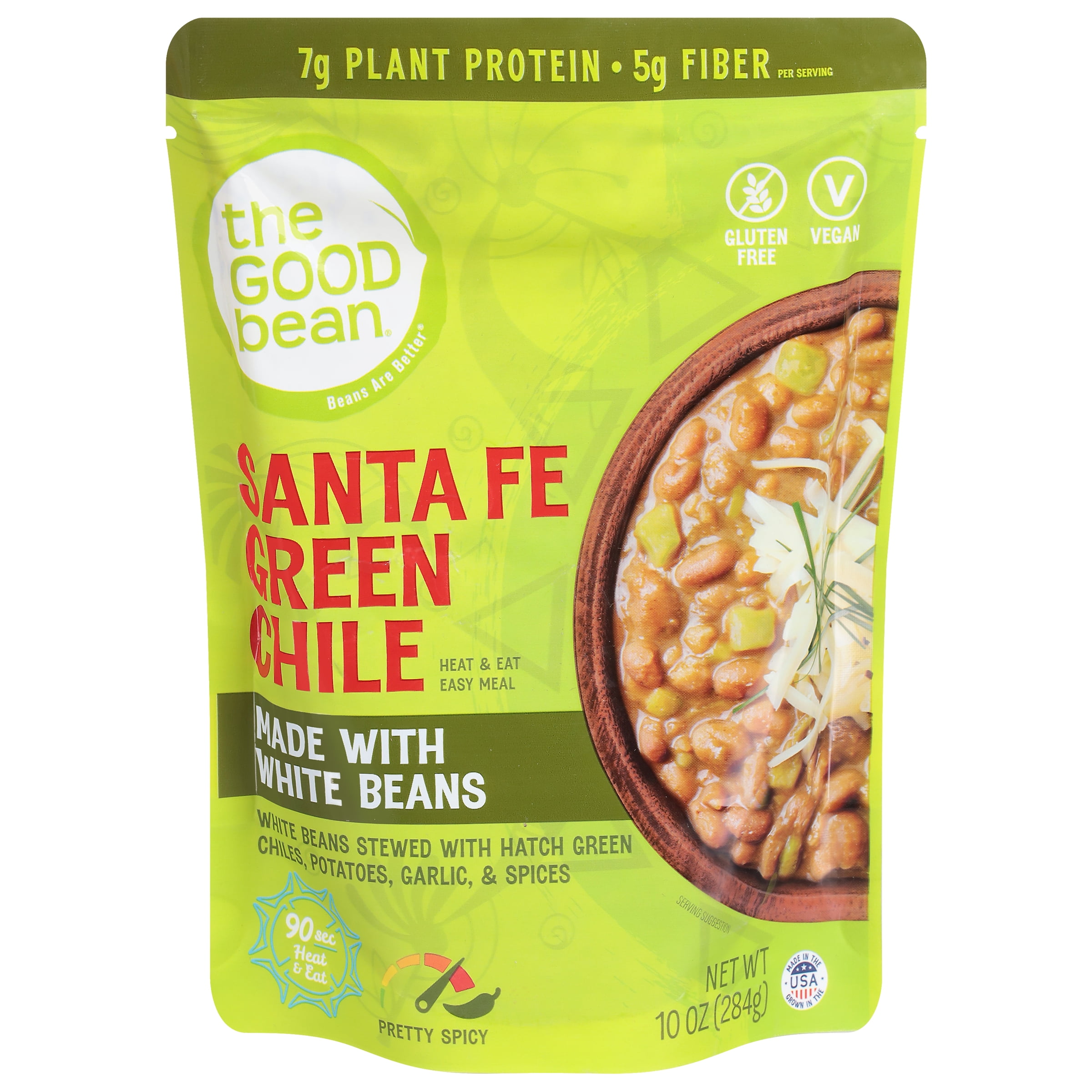 The Good Bean Heat and Eat Pouch, Sante Fe Green Chile Stew Made with