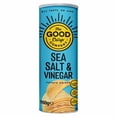 thumbnail image 1 of The Good Crisp Co Sea Salt & Vinegar Potato Crisps 160g, British Import (Pack of 3), 1 of 2