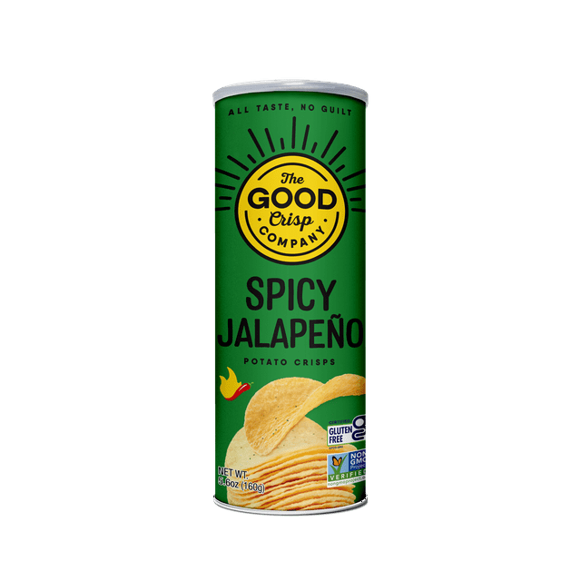 The Good Crisp Company Gluten Free Spicy Jalapeno Snack Chips, 5.6 oz