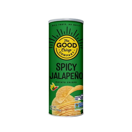 The Good Crisp Company Gluten Free Spicy Jalapeno Snack Chips, 5.6 oz