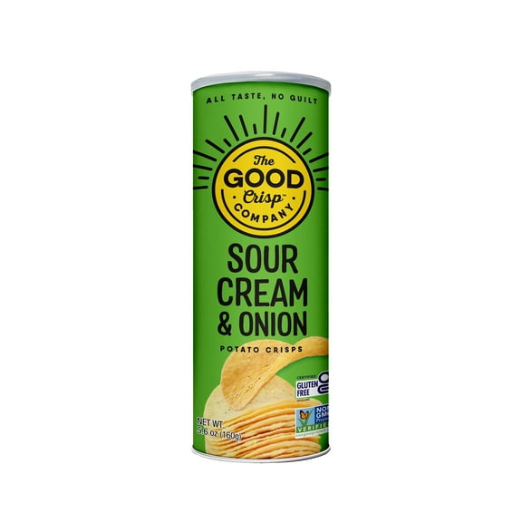The Good Crisp Company Gluten Free Sour Cream and Onion Snack Chips, 5.6 oz