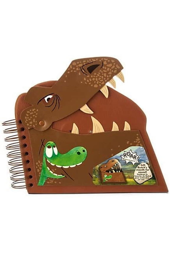 The Good Dinosaur Disney T Rex Butch and Arlo 3D Moving Journal Notepad Notebook