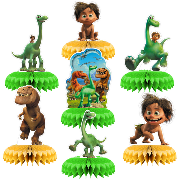 The Good Dinosaur Honeycomb Centerpieces Table Toppers Decorations for Birthday Party Decor Supplies Photo Props