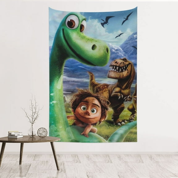 The Good Dinosaur Tapestry Wall Hanging, Art Poster Decor Tapestries for Bedroom Living Room Dorm Home Party, 60"x40"
