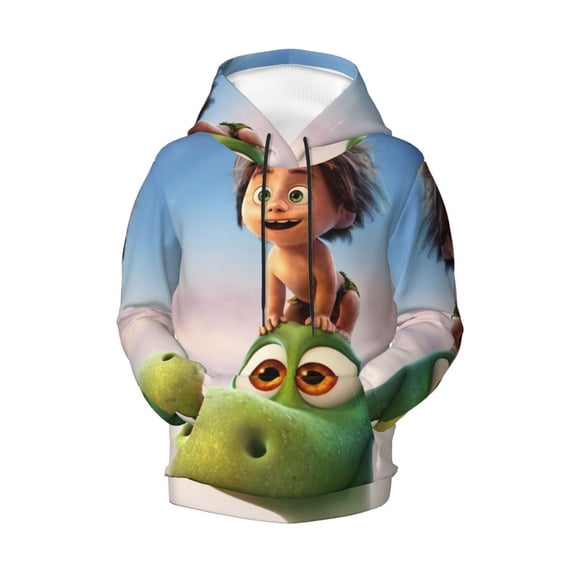 The Good Dinosaur Teen Boys Girls Hoodies 3D Printed Hooded Sweatshirts for Kids Long Sleeve Casual Unisex Pullovers with Pockets